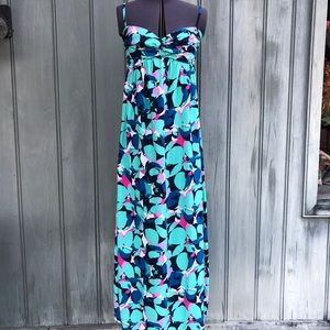 Gap multi-colored maxi dress